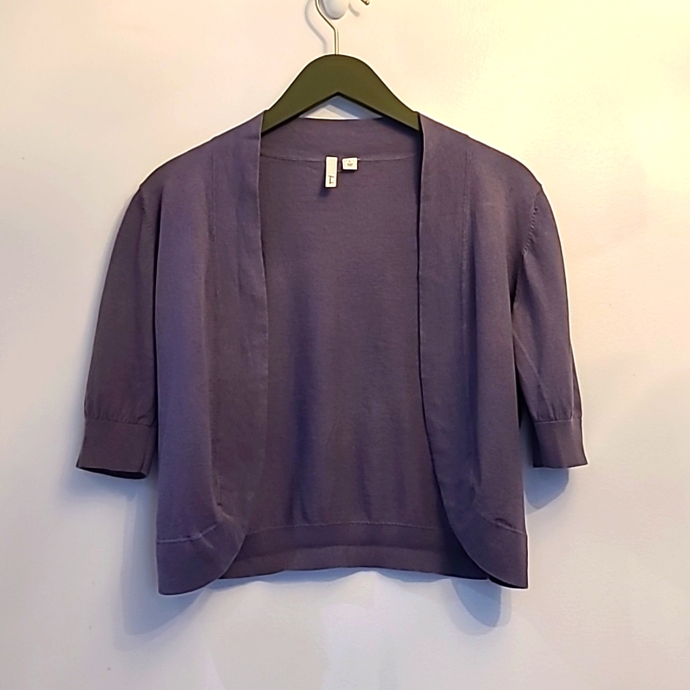 COPY - Frenchi Lilac Purple Cotton Cardigan Sweater